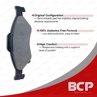 Front + Rear BCP Brake Pads Shoes for Mazda 323 BD 1.5 55 kW 59 kW FWD
