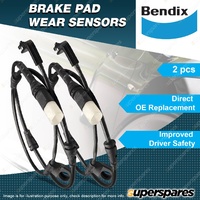 2 Pcs Bendix Front Brake Pad Wear Sensors for Holden Vectra JS JR 2.0 2.2 2.5