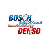 Bosch Leads + 4 x Denso Iridium Power Spark Plugs for Mazda 323 BG BG8P BG8S