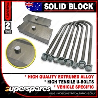 4" 100mm Solid Lowering Blocks Kit Premium Quality for Nissan XFN UTE 1984-1991