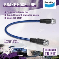 Bendix Rear ULT+ Brake Hose Kit for Toyota 86 ZN6 2.0L RWD Coupe 2012-2021