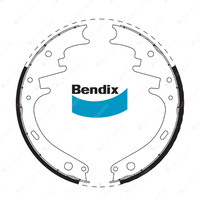 Bendix Rear Brake Shoes for BMW 2000 3.2 E9 C CA 74 kW RWD Coupe 1965 - 1970