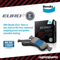 Bendix Front Euro+ Brake Rotor Pads for Benz C 320 240 200 180 220 230 W203 S203