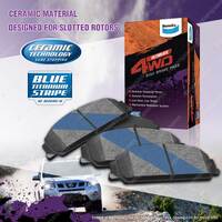 4x Bendix Front Ceramic Ultimate 4WD Brake Pads for Jeep Grand Cherokee WK2 WK