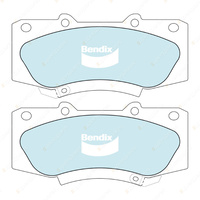 4pcs Bendix Front 4WD Brake Pads for Toyota Hilux KUN26 GGN25 319 Disc