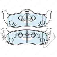 4pcs Bendix Rear 4WD Brake Pads for Jeep Commander XH XK Grand Cherokee WK