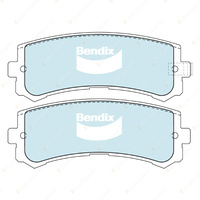 4pcs Bendix Rear 4WD Brake Pads for Nissan Patrol Y61 GU 4.8 185 kW AWD