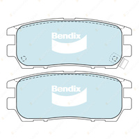 4pcs Bendix Rear 4WD Brake Pads for Mitsubishi Pajero NG NH NJ NK NL