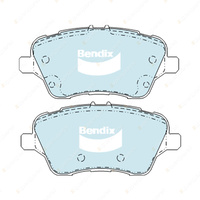 4pcs Bendix Front 4WD Brake Pads for Nissan Pathfinder R52 3.5L 190 kW 202 kW