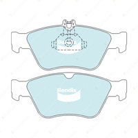 4 Bendix Front Euro Brake Pads for Mercedes Benz C-CLASS C 200 240 250 280