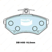 4pcs Bendix Front Euro Brake Pads for Audi A4 B5 8D2 8D5 1.8 2.4 2.6 2.8