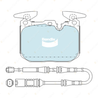 4 Bendix Front Euro Brake Pads for BMW 3 316 318 320 328 330 340 F30 F80 F31 F34