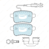 4pcs Bendix Rear Euro Brake Pads for Alfa Romeo Giulietta 940 1.4 1.8 2.0