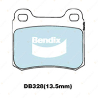 4 x Bendix Rear Euro Brake Pads for Mercedes Benz 190 W201 2.0 2.3 2.5 2.6