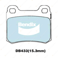 4pcs Bendix Rear Euro Brake Pads for Mercedes Benz E-Class S124 C124 W124