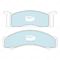 4x Bendix Front General CT Brake Pads for Ford Fairlane ZC 3.6 ZD ZF 4.1 4.9 5.8