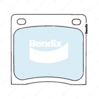 4pcs Bendix Front General CT Brake Pads for Honda Civic SB S800 AS800 C AS8800C