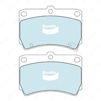 4pcs Bendix Front General CT Brake Pads for Mazda 121 DB 323 Familia BG FWD