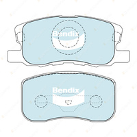 4pcs Bendix Front General CT Brake Pads for Mitsubishi Colt RG 1.5 72 kW FWD