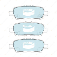 4pcs Bendix Rear General CT Brake Pads for Nissan Altima L33 Elgrand E5 E52 Leaf