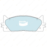 4 x Bendix Front General CT Brake Pads for Toyota Camry ACV40 AHV40 AVV50 Aurion