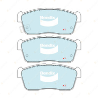 4pcs Bendix Front General CT Brake Pads for Suzuki Alto GF Carry FD Ignis FH