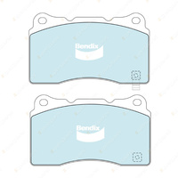 4pcs Bendix Front General CT Brake Pads for Subaru Impreza GD GDB 2.0 GDF 2.5