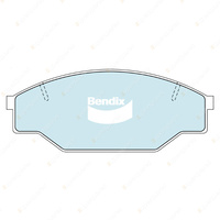 4x Bendix Front HD Brake Pads for Toyota Hilux RZN 147 149 154 RN85 RN90