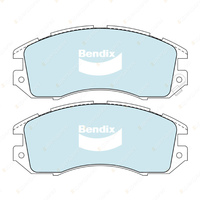 4Pcs Bendix Front Ultimate Brake Pads for Subaru Liberty BF BC BD BG Outback BG9