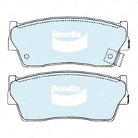 4pcs Bendix Front 4WD Brake Pads for Suzuki Vitara TA ET X-90 EL 1.6 16V AWD