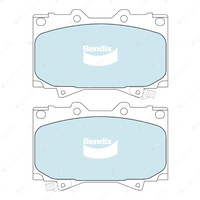 4pcs Bendix Front 4WD Brake Pads for Lexus LS USF40 460 4.6 LX UZJ100 470 4.7