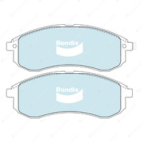 4pcs Bendix Front 4WD Brake Pads for Mitsubishi Triton MK 2.8 71 kW 92 kW