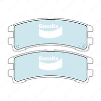 4pcs Bendix Rear 4WD Brake Pads for Nissan Pathfinder WD21 Terrano Ii R20