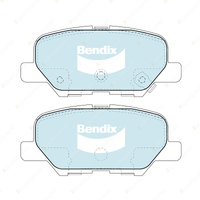 4Pcs Rear Bendix 4WD Brake Pads for Mitsubishi Outlander ZJ ZK ZL 2.0L 2.2L 2.4L