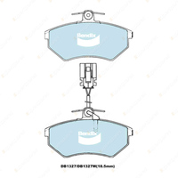 Front Bendix Euro Brake Pads for Seat Ibiza 6K1 2.0L 110kW FWD 09/1998-10/1998