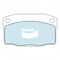 4pcs Bendix Front General CT Brake Pads for Daewoo 1C4 57 kW Cielo 1.5 55 66 kW