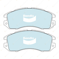 4pcs Bendix Front General CT Brake Pads for Subaru Impreza GF5 GF6 GC3 GC5 GC6