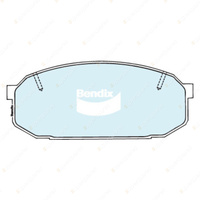 4pcs Bendix Front General CT Brake Pads for Mazda 323 Astina BA 1.8 92 kW FWD