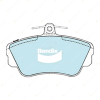 4pcs Bendix Front General CT Brake Pads for Volvo 440 445 2.0 SE GL GLT