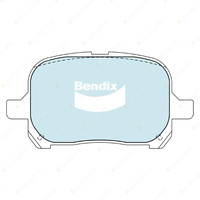 4pcs Bendix Front General CT Brake Pads for Lexus ES MCV20 3.0 149 kW FWD Sedan