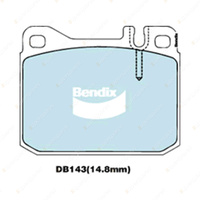 4pcs Bendix Front GCT Brake Pads for Mercedes Benz 8 Kombi S123 W123 SL R107