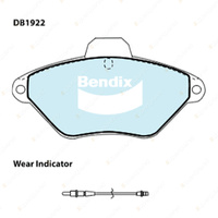 4pcs Bendix Front General CT Brake Pads for Citroen Xantia X1 X2 With 283mm Disc