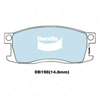 4pcs Bendix Front General CT Brake Pads for Honda Accord SJ SY Prelude SN 1.6