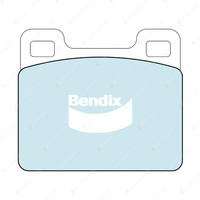 4pcs Bendix Front General CT Brake Pads for Chrysler Valiant VC VE 3.7 4.5