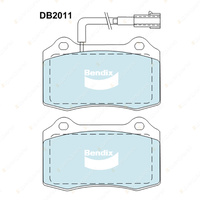 4pcs Bendix Front General CT Brake Pads for Alfa Romeo 147 156 GTV Spider 916