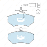 4pcs Bendix Front General CT Brake Pads for Chery J11 2.0 101 kW FWD Wagon