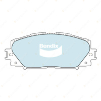 4pcs Bendix Front General CT Brake Pads for Lexus CT ZWA10 200h 1.8 73 kW FWD