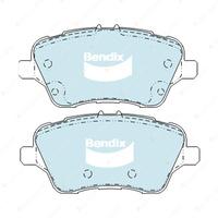 4pcs Bendix Front General CT Brake Pads for Ford Fiesta WZ 1.0 1.5 1.6 ST