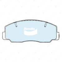 4pcs Bendix Front General CT Brake Pads for Toyota Blizzard LD10 Liteace KM20