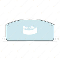 4pcs Bendix Front General CT Brake Pads for Holden Nova LF 85 kW FWD Hatchback